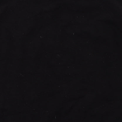 Brand and care label for Filati women’s black jumper, size M