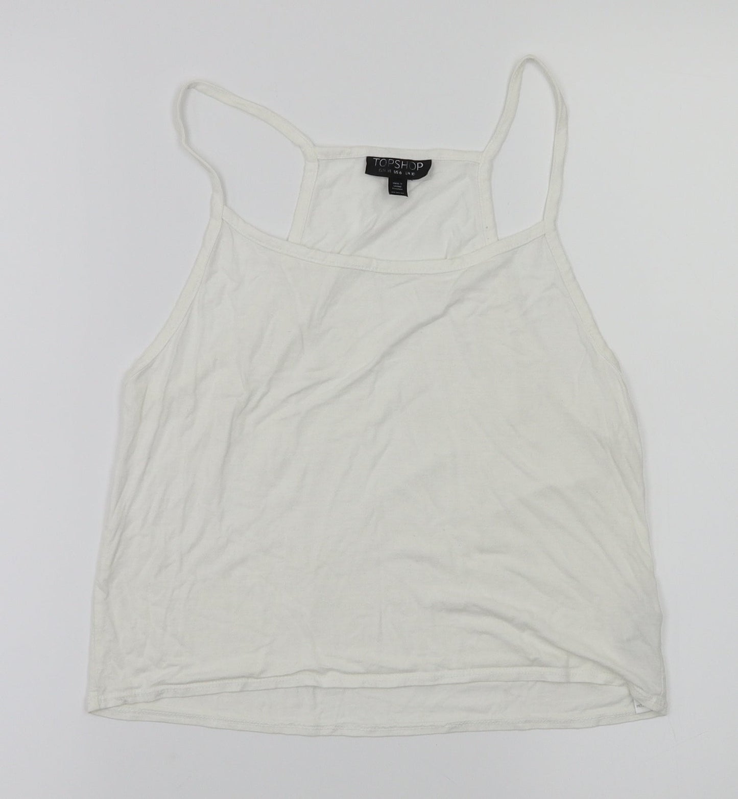 top shop Womens White   Basic T-Shirt Size 6