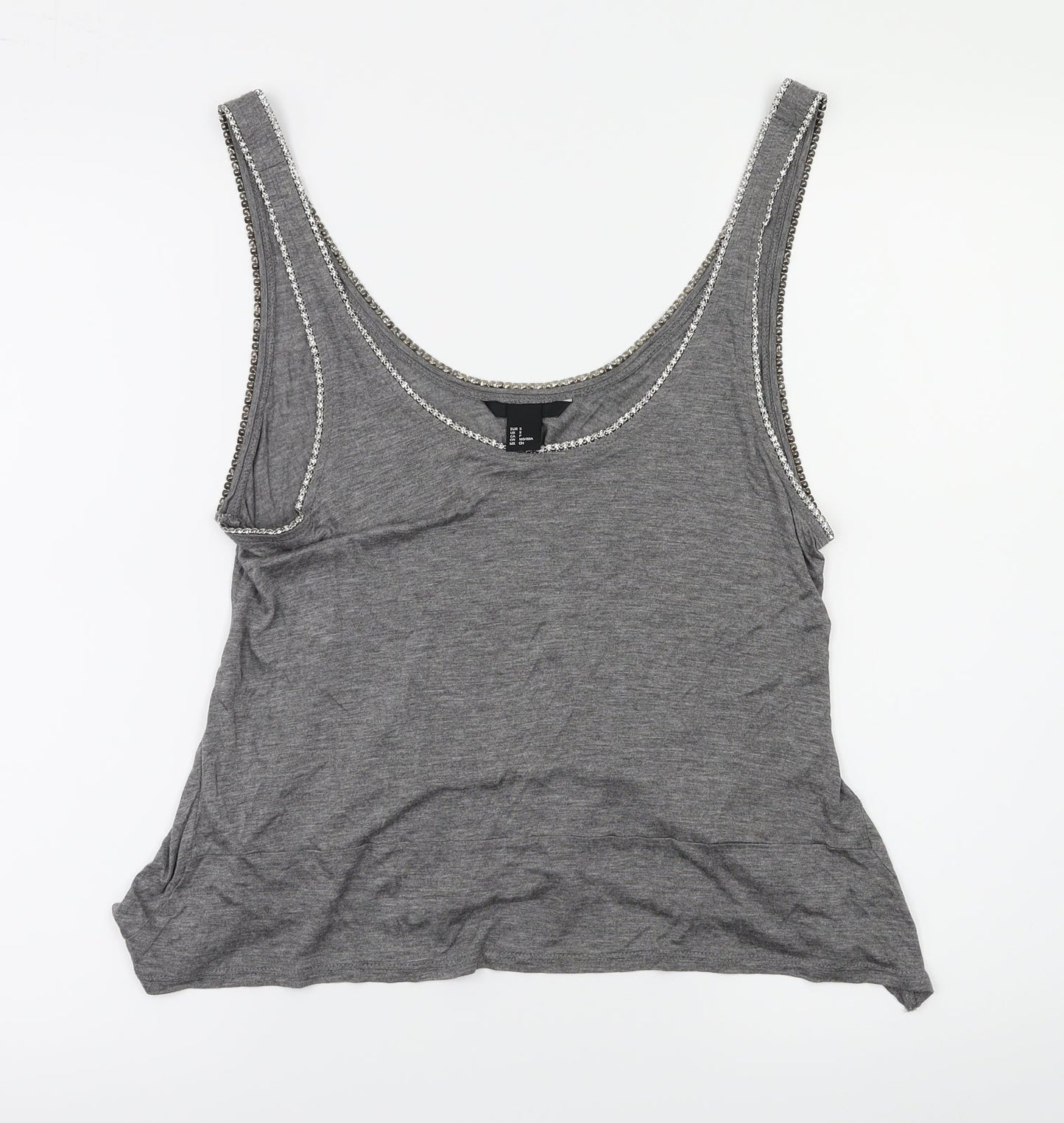 Mens Grey    T-Shirt Size S