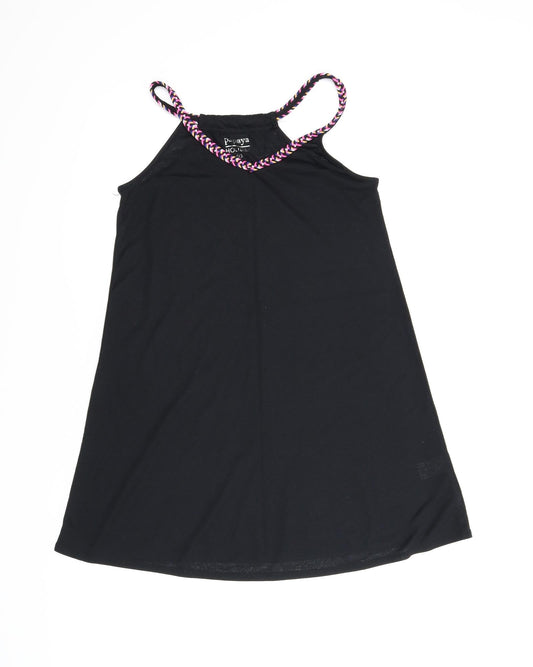 Papaya Womens Black   Tunic Blouse Size 8