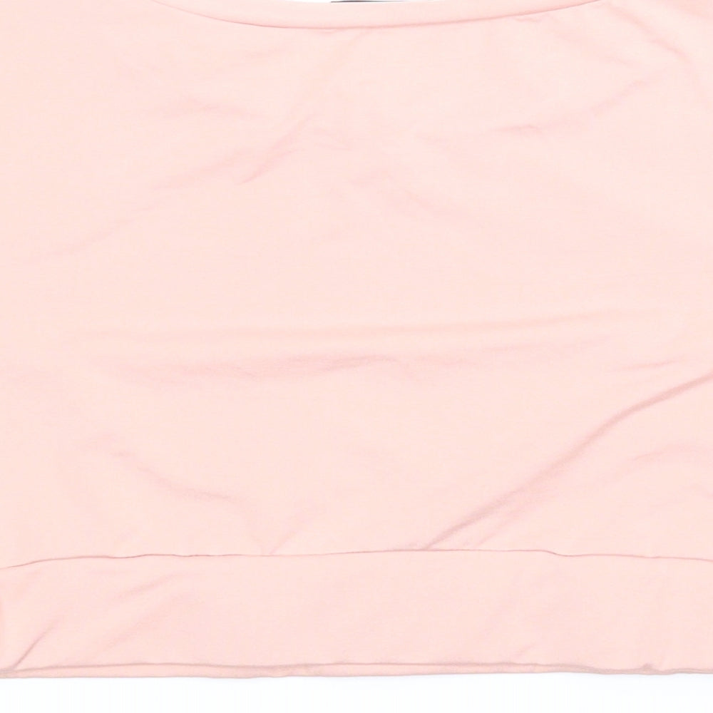 SheIn Womens Pink   Cropped Blouse Size M