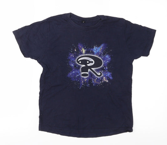 Continental Clothing Co Boys Blue  Jersey Basic T-Shirt Size S