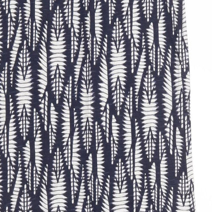 Preloved NEXT Womens Blue Geometric Jersey Shift  Size 6 - Label