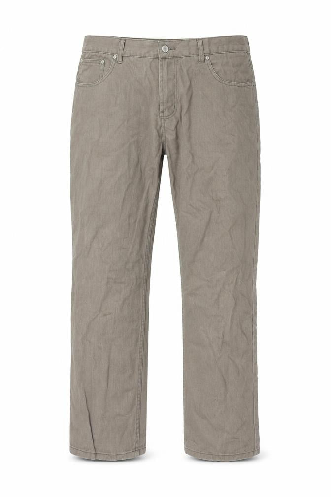 Easy Mens Brown  Denim Straight Jeans Size 40 in L28 in