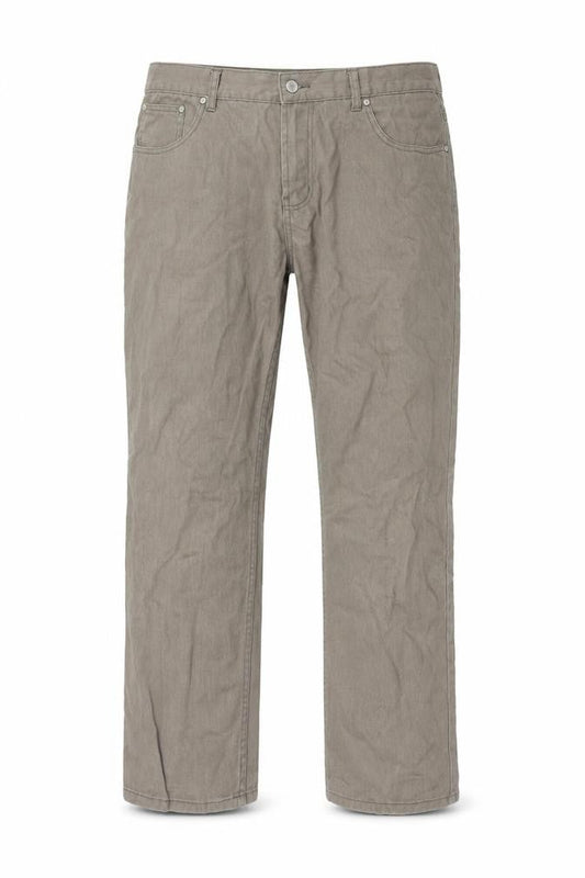 Easy Mens Brown  Denim Straight Jeans Size 40 in L28 in