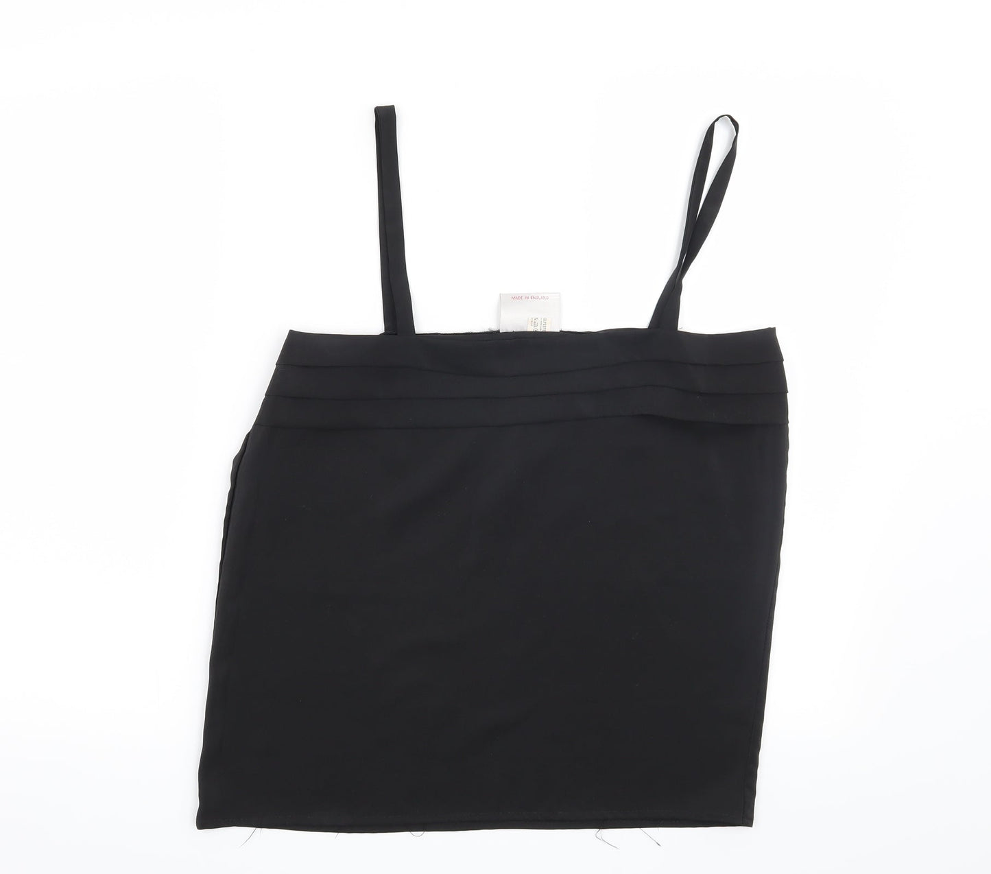 Preworn Womens Black   Basic Blouse Size 14