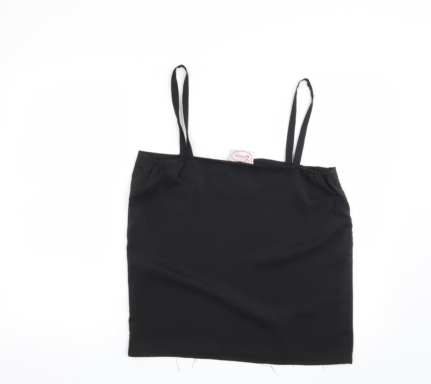 Preworn Womens Black   Basic Blouse Size 14