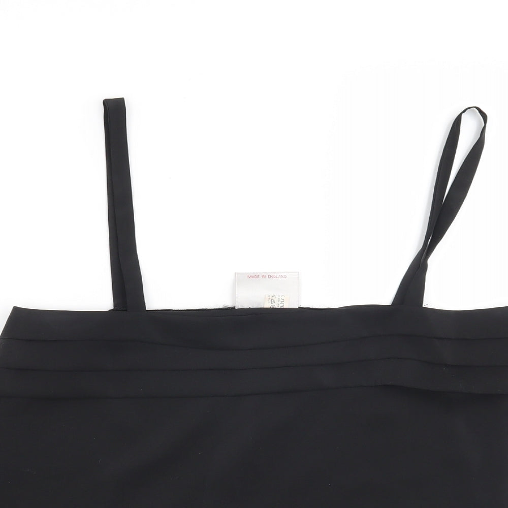 Preworn Womens Black   Basic Blouse Size 14