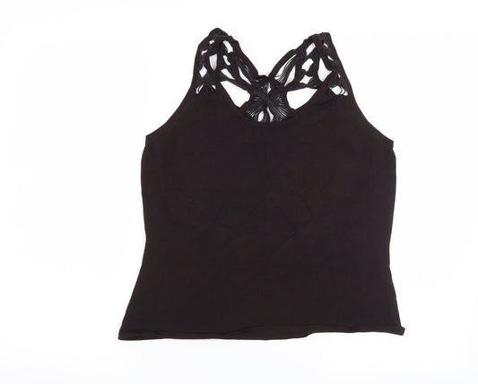 Spirit Womens Black   Basic Blouse Size 16