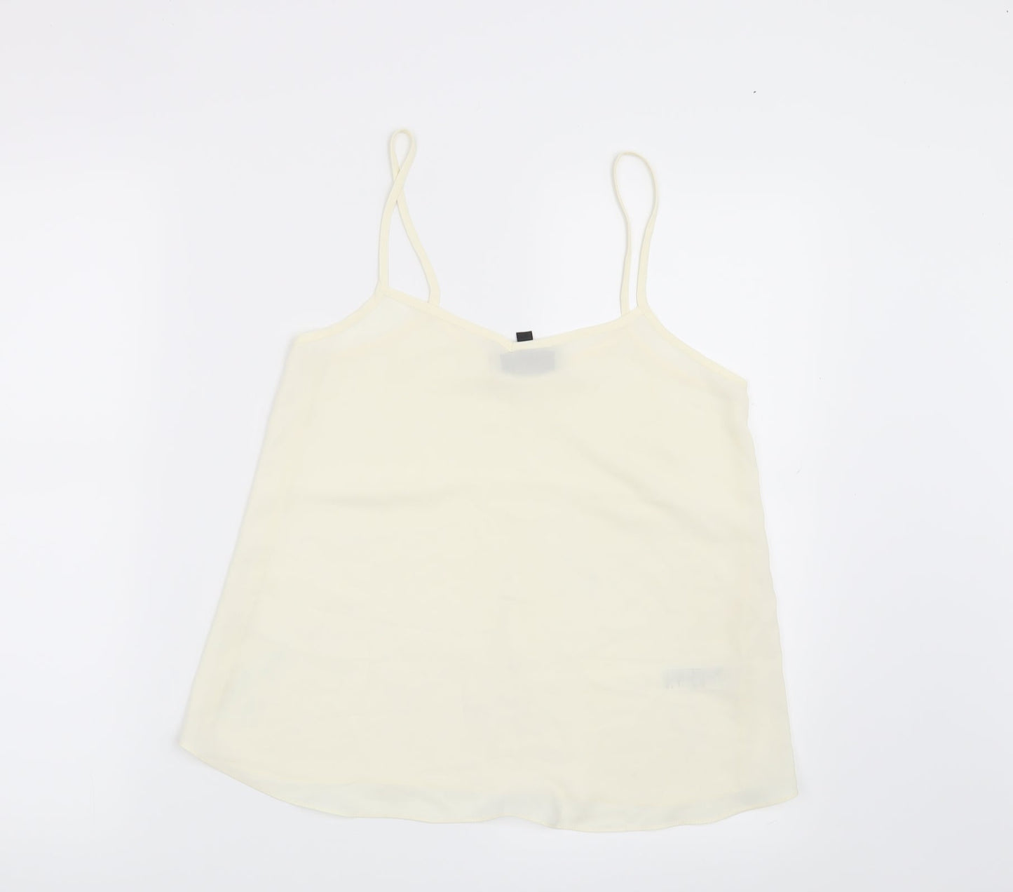 Topshop Womens Beige   Basic Blouse Size 8