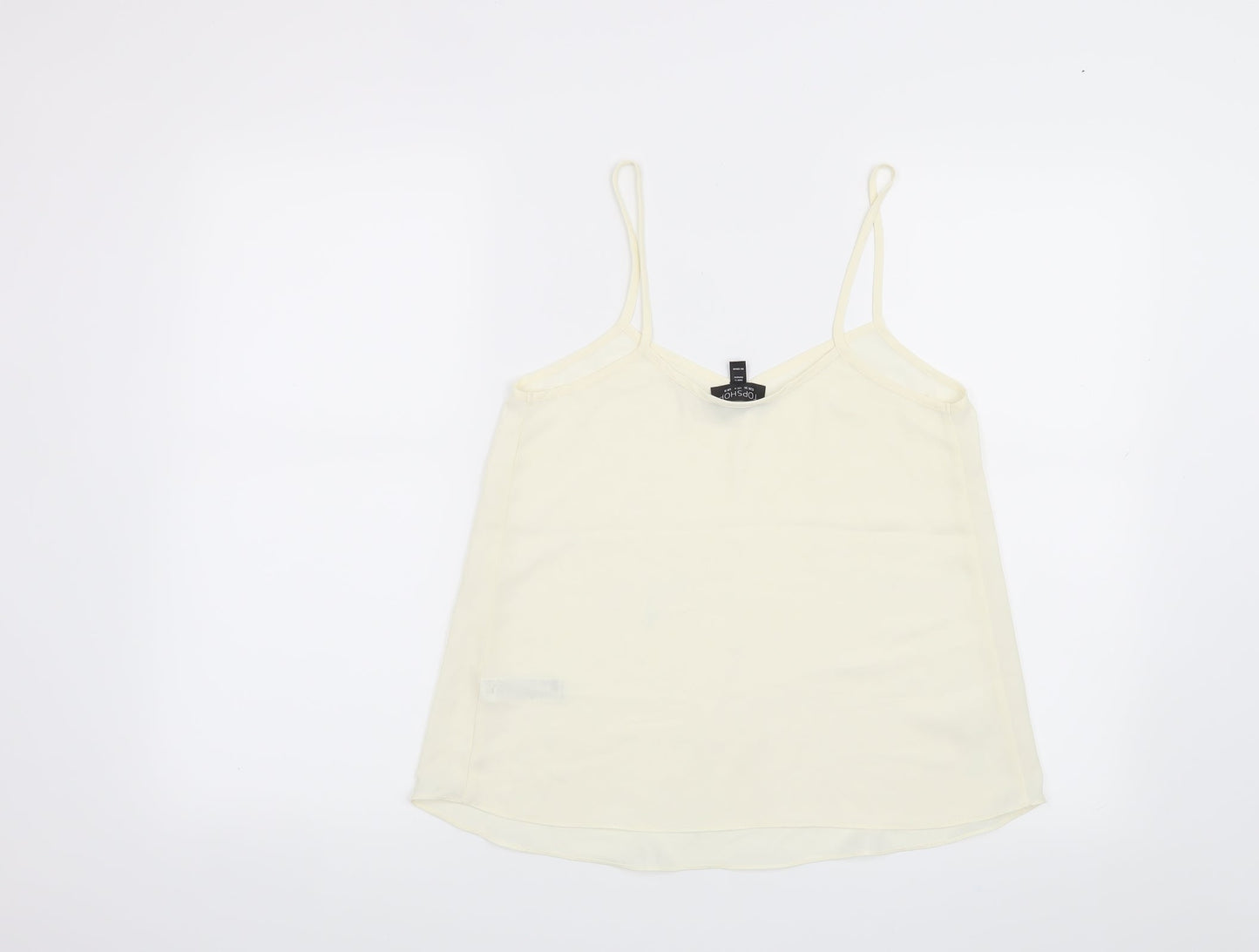 Topshop Womens Beige   Basic Blouse Size 8
