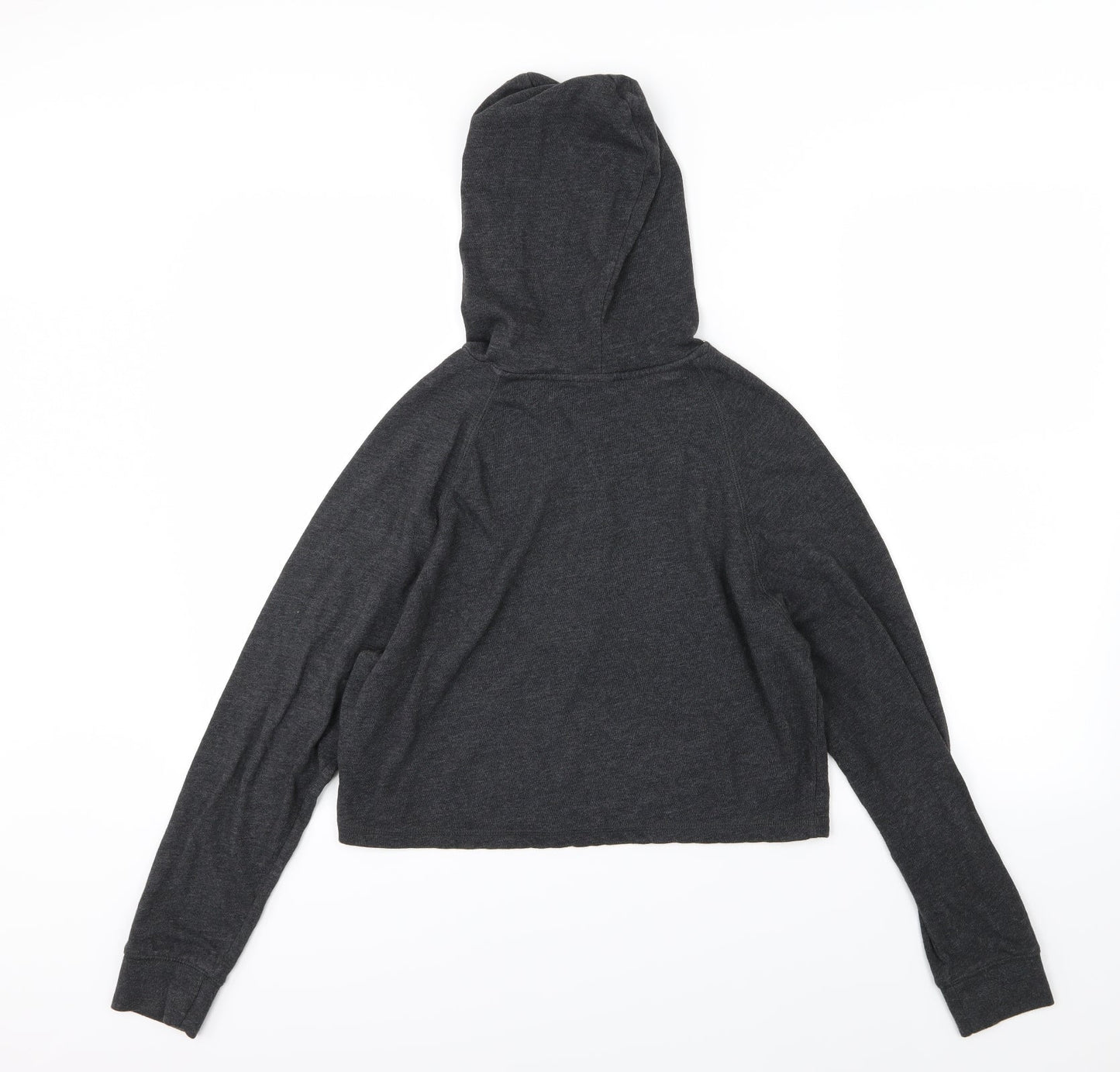 Divided by H&M Womens Grey  Jersey Pullover Hoodie Size S  - Cropped