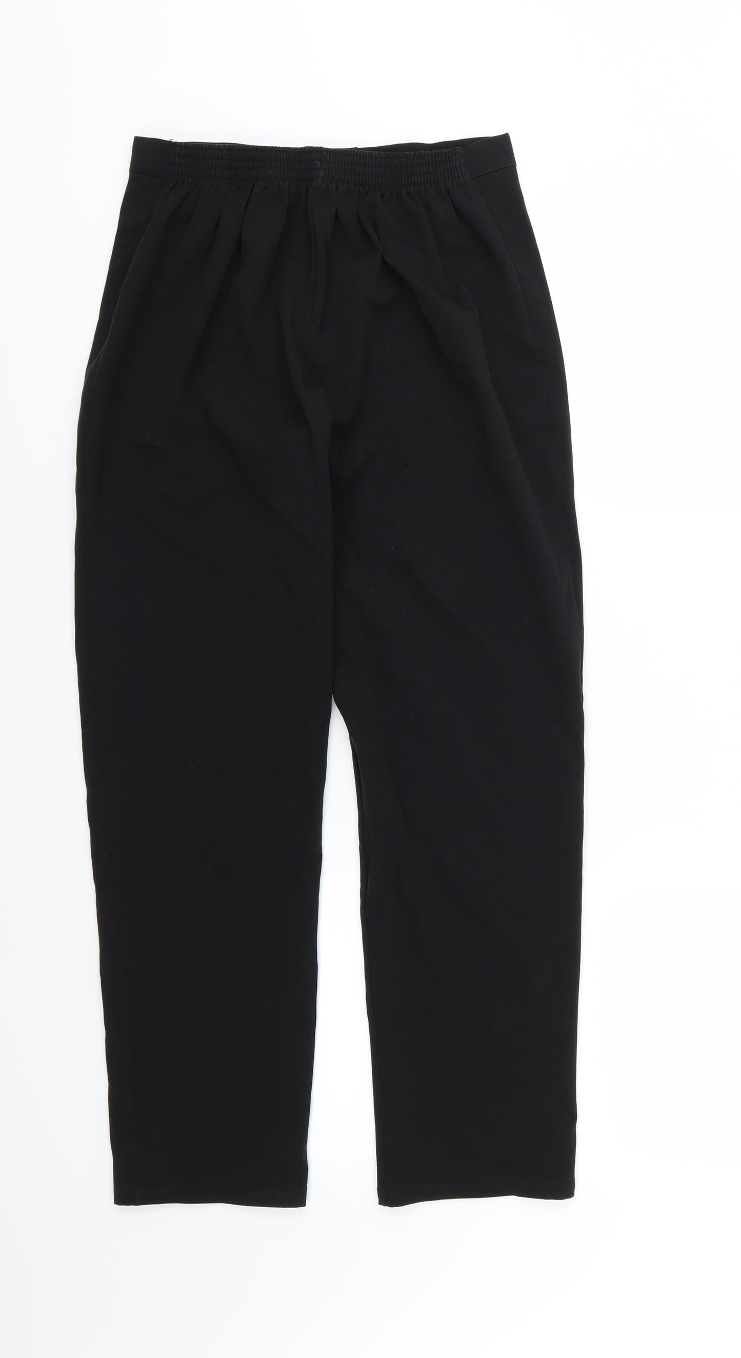 Preworn Womens Black  Rayon Trousers  Size M L27 in