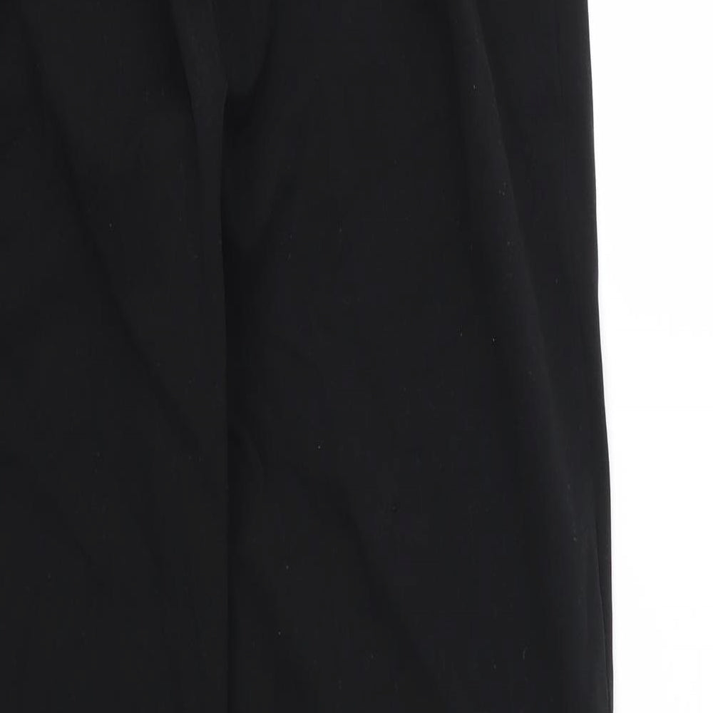 Preworn Womens Black  Rayon Trousers  Size M L27 in