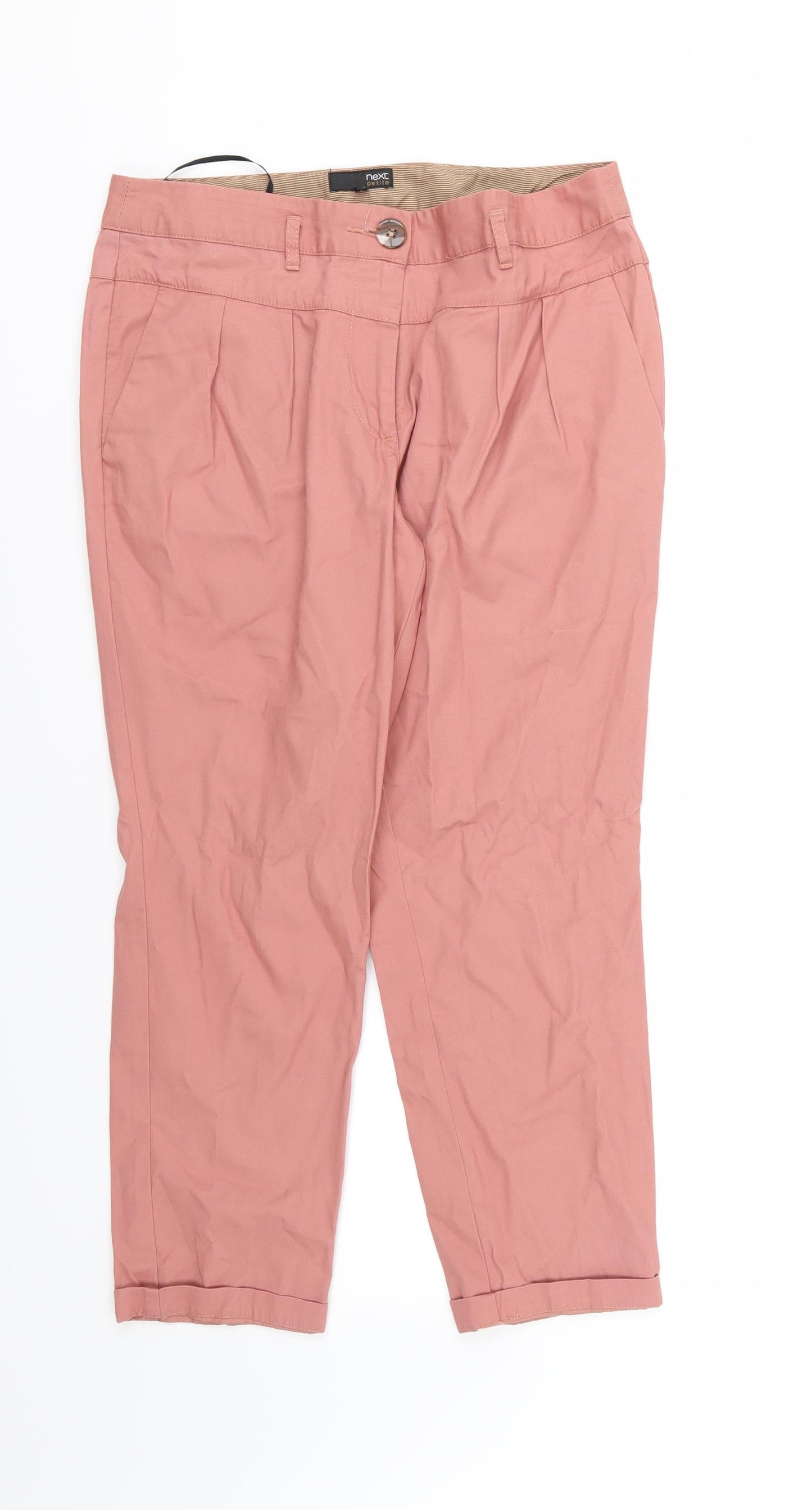 NEXT Womens Pink   Trousers  Size 12 L24 in