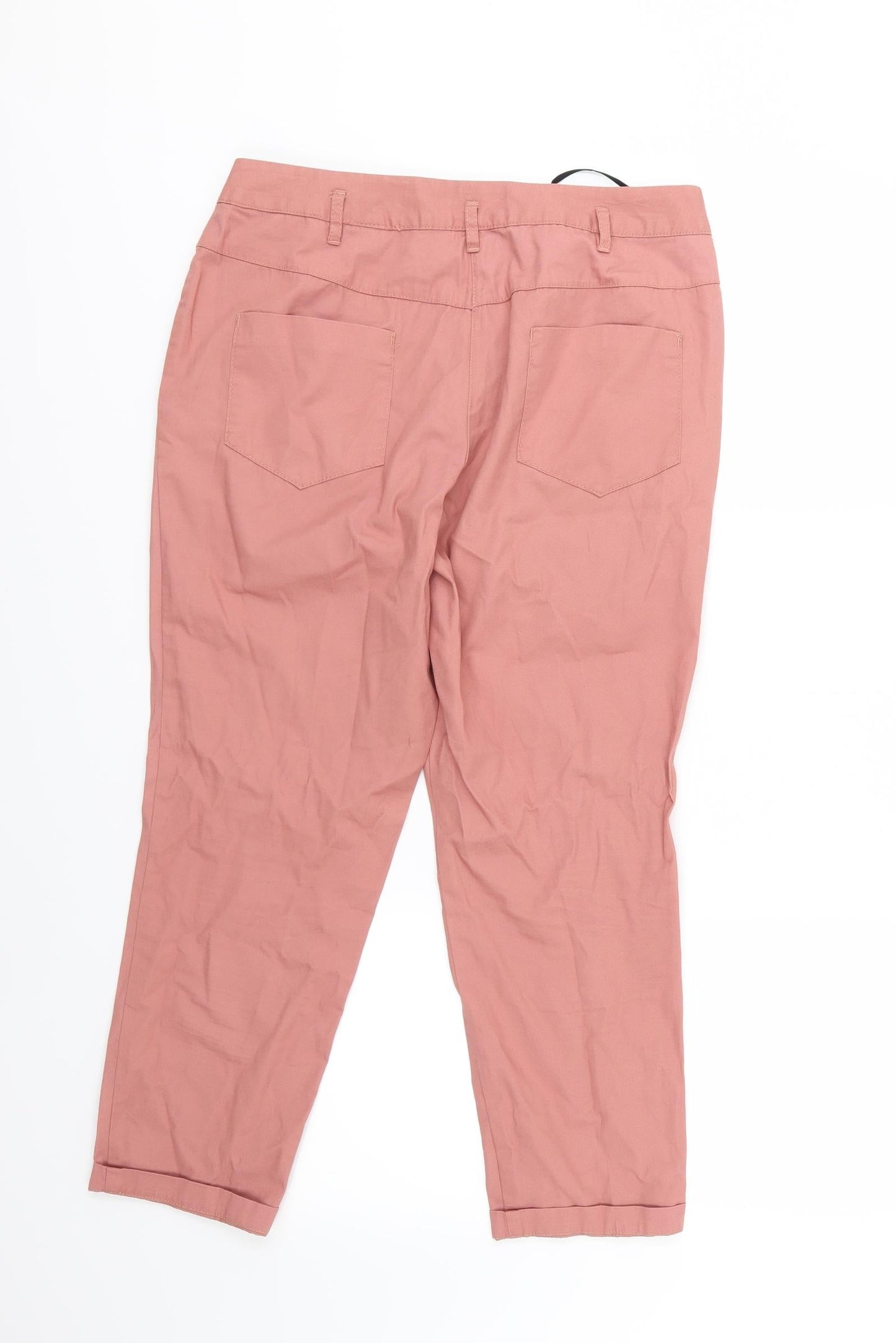NEXT Womens Pink   Trousers  Size 12 L24 in