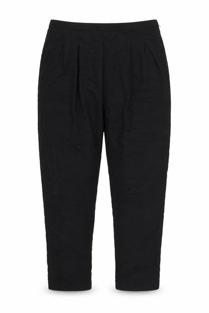 Front view of Bona parte women’s black trousers, size UK 20, 25-inch leg