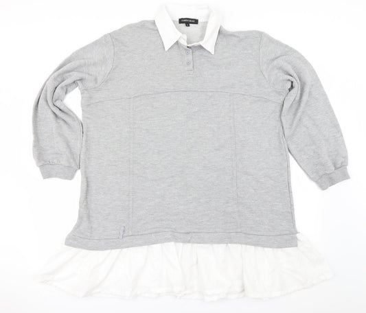 CAMEO ROSE  Womens Grey   Pullover Jumper Size L
