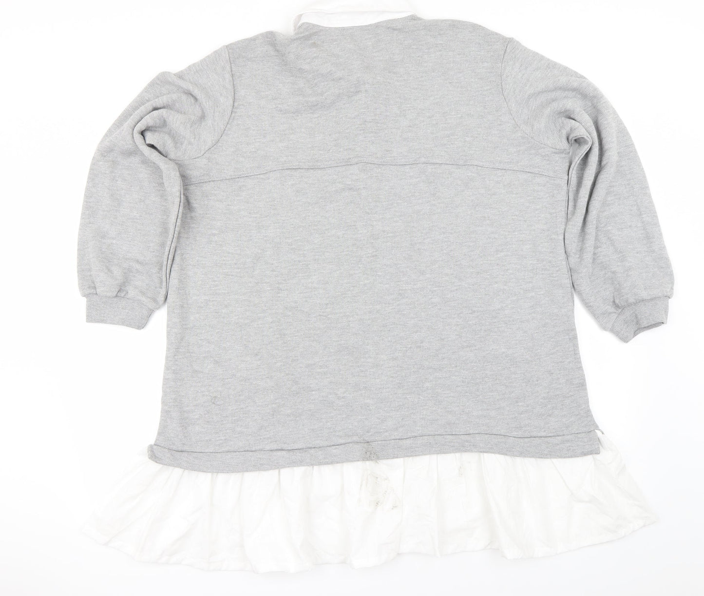 CAMEO ROSE  Womens Grey   Pullover Jumper Size L