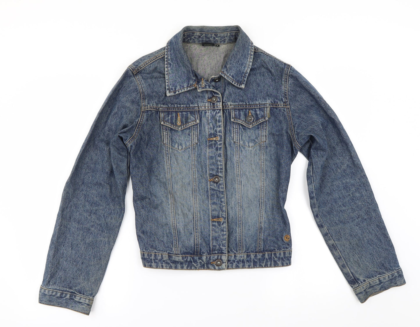 Chilli Pepper Womens Blue   Jacket Coat Size S