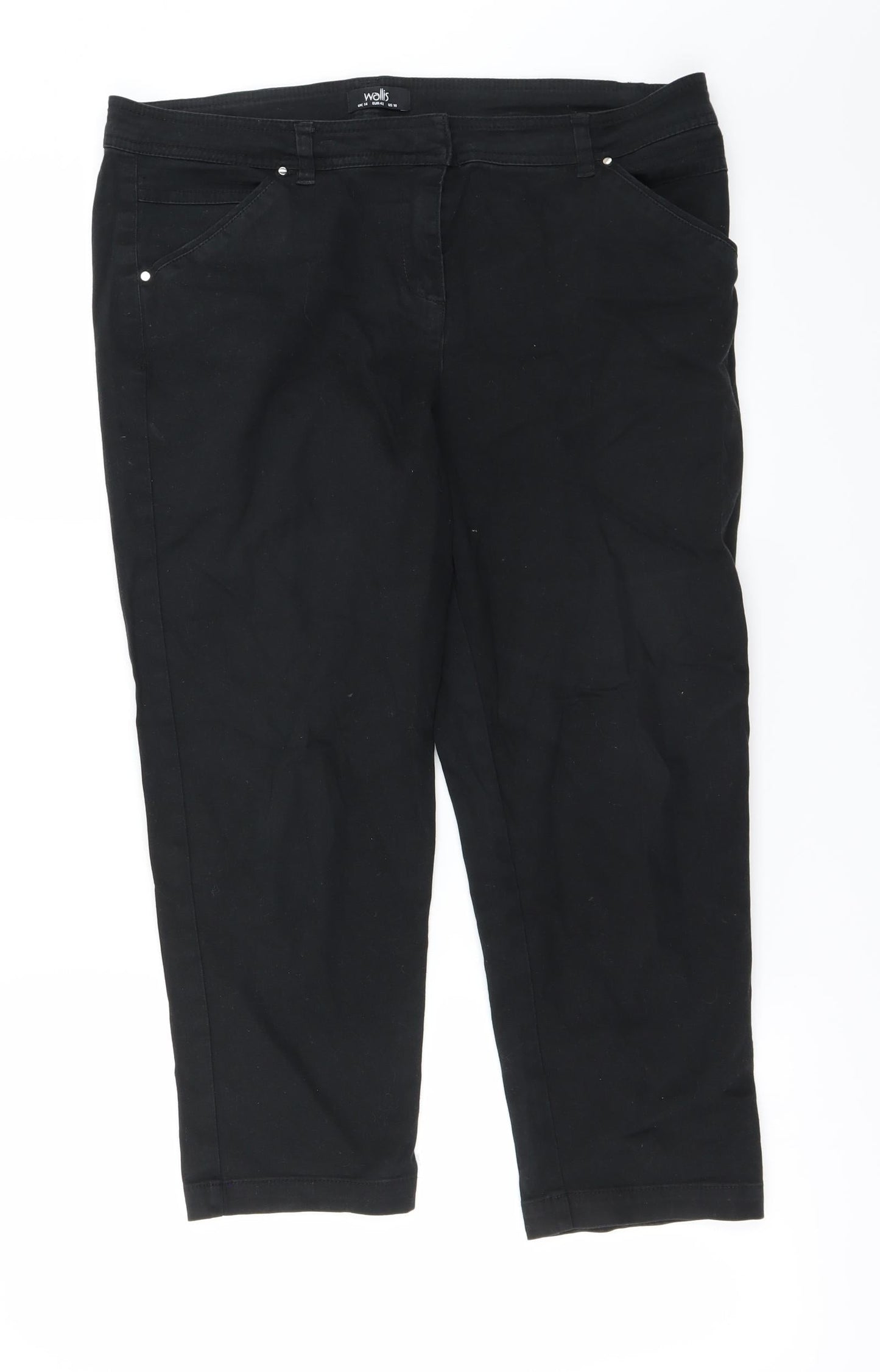 Wallis Womens Black   Trousers  Size 14 L22 in