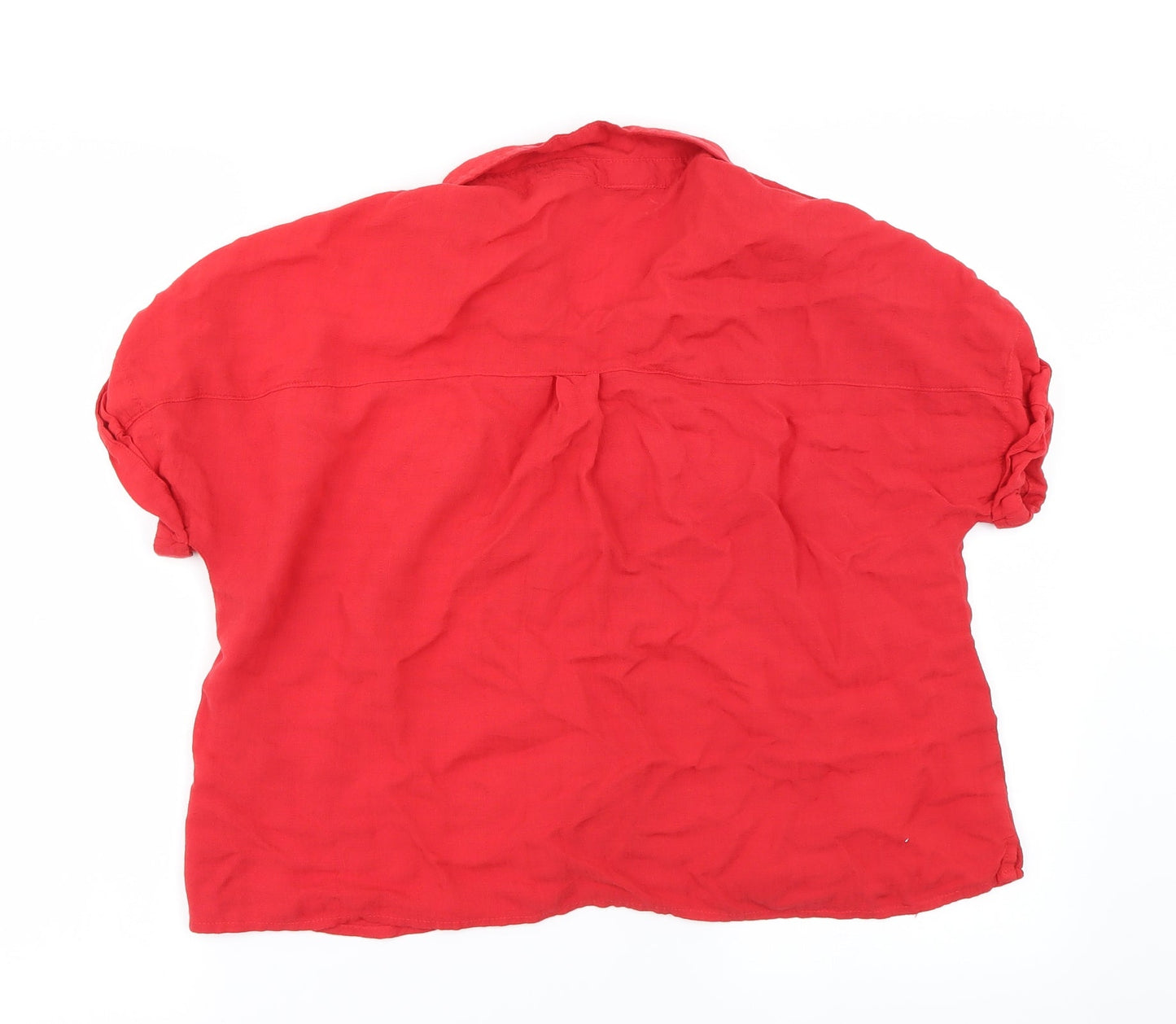 New Look Womens Red   Basic Button-Up Size 16