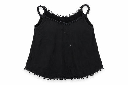 Front view of Atmosphere women’s black basic t-shirt, size UK 12