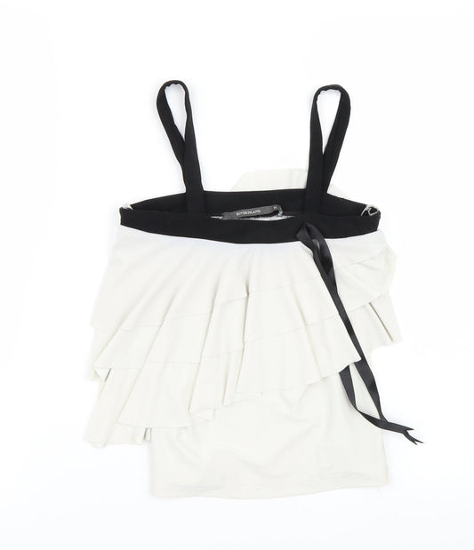 Riverisland Womens White   Basic T-Shirt Size 10