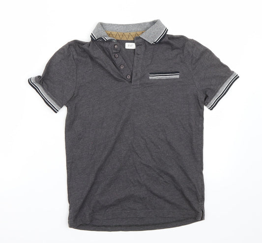 F&F Boys Grey   Basic T-Shirt Size 9 Years