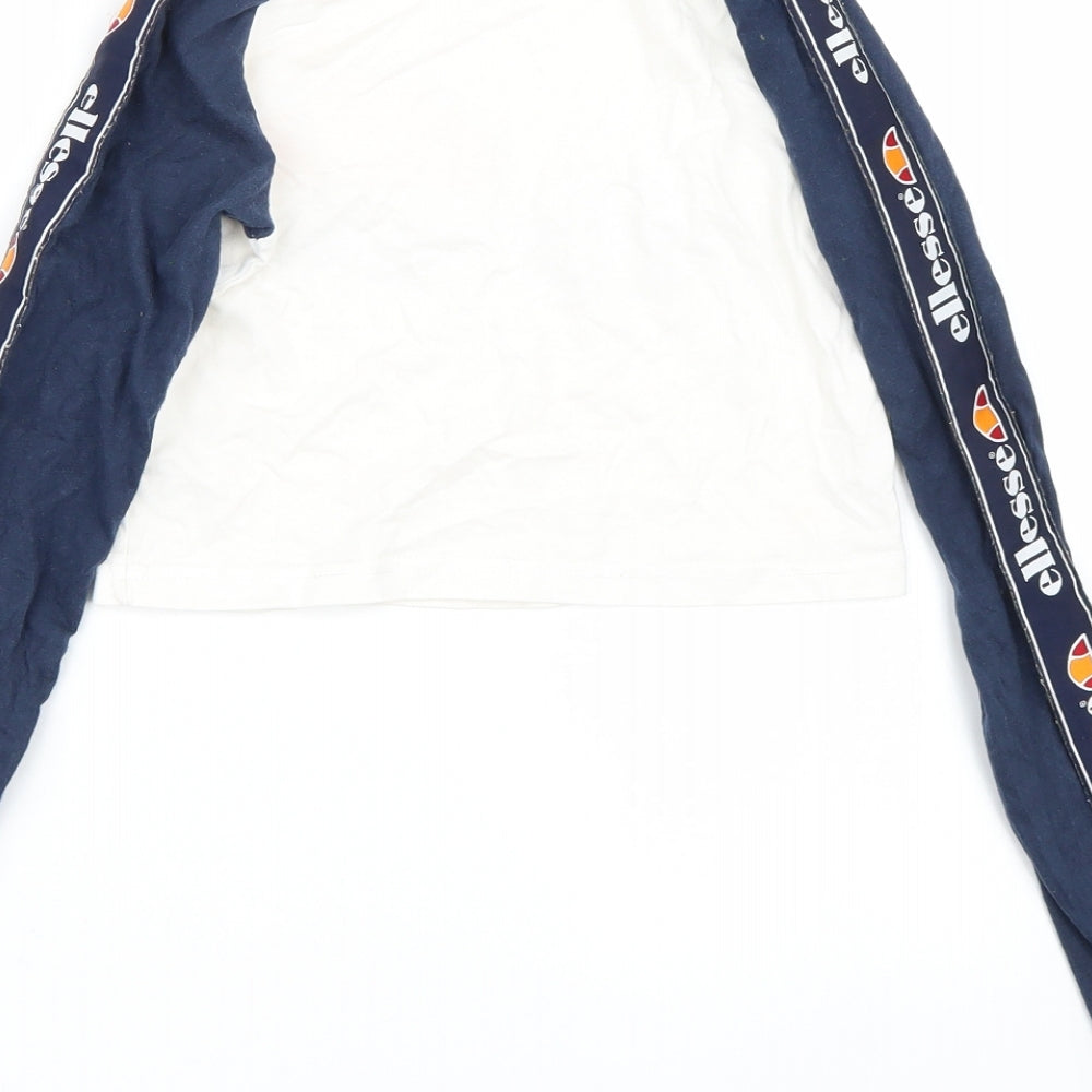 ellesse Womens White   Basic T-Shirt Size 4