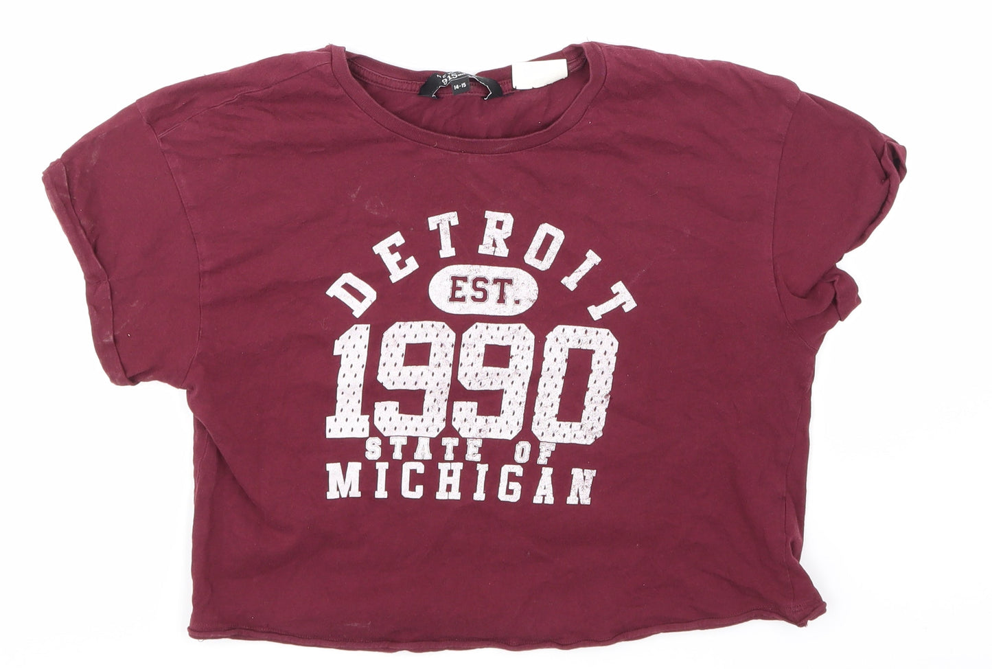 NewLook Girls Red   Basic T-Shirt Size 14-15 Years
