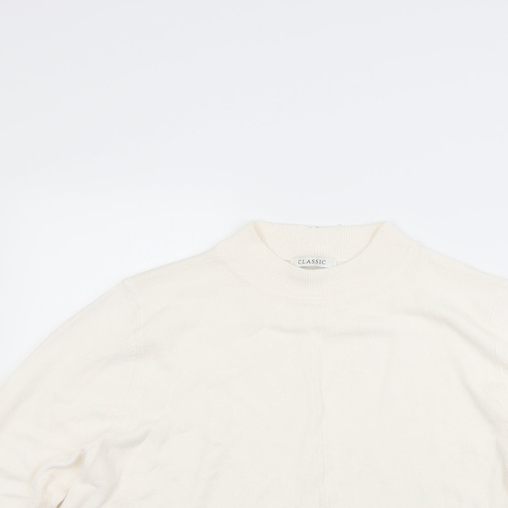 Marks and Spencer Womens White   Pullover Jumper Size 18