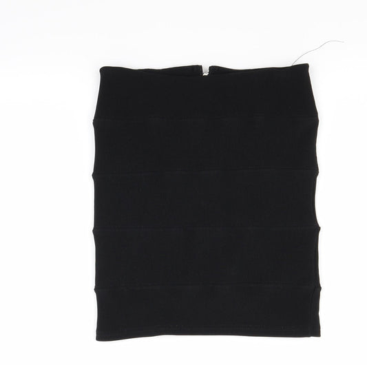 Preworn Womens Black   Mini Skirt Size 8