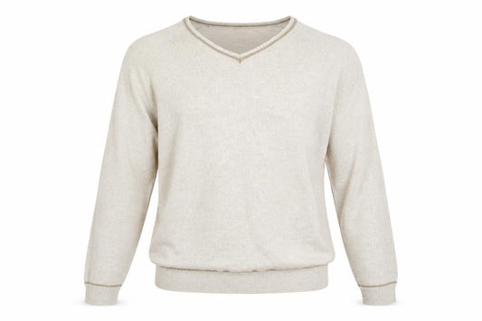 Front view of BHS men’s beige jumper, size XL