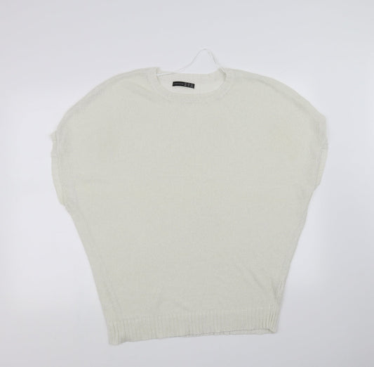 Atmosphere Womens White   Pullover Jumper Size M