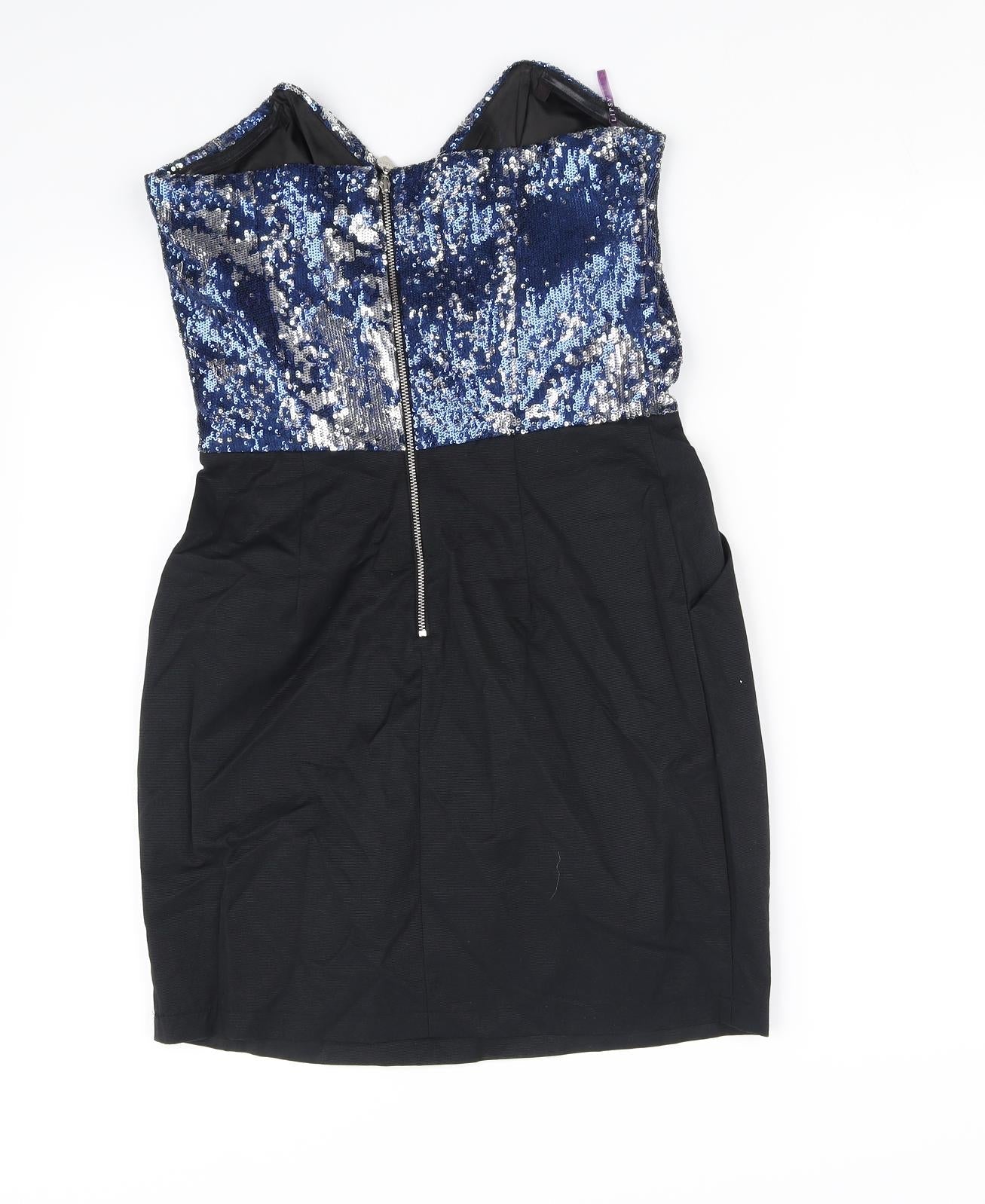 Lipsy Womens Blue   Fit & Flare  Size 10