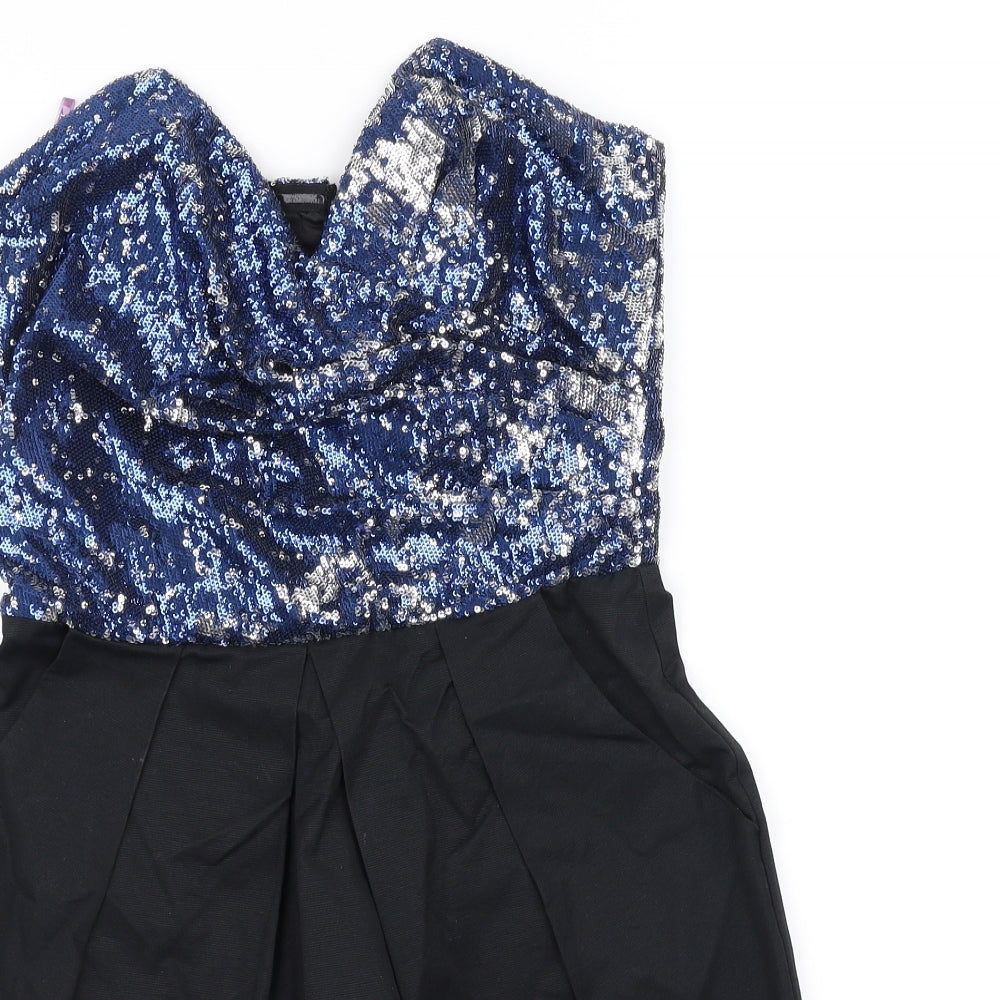 Lipsy Womens Blue   Fit & Flare  Size 10