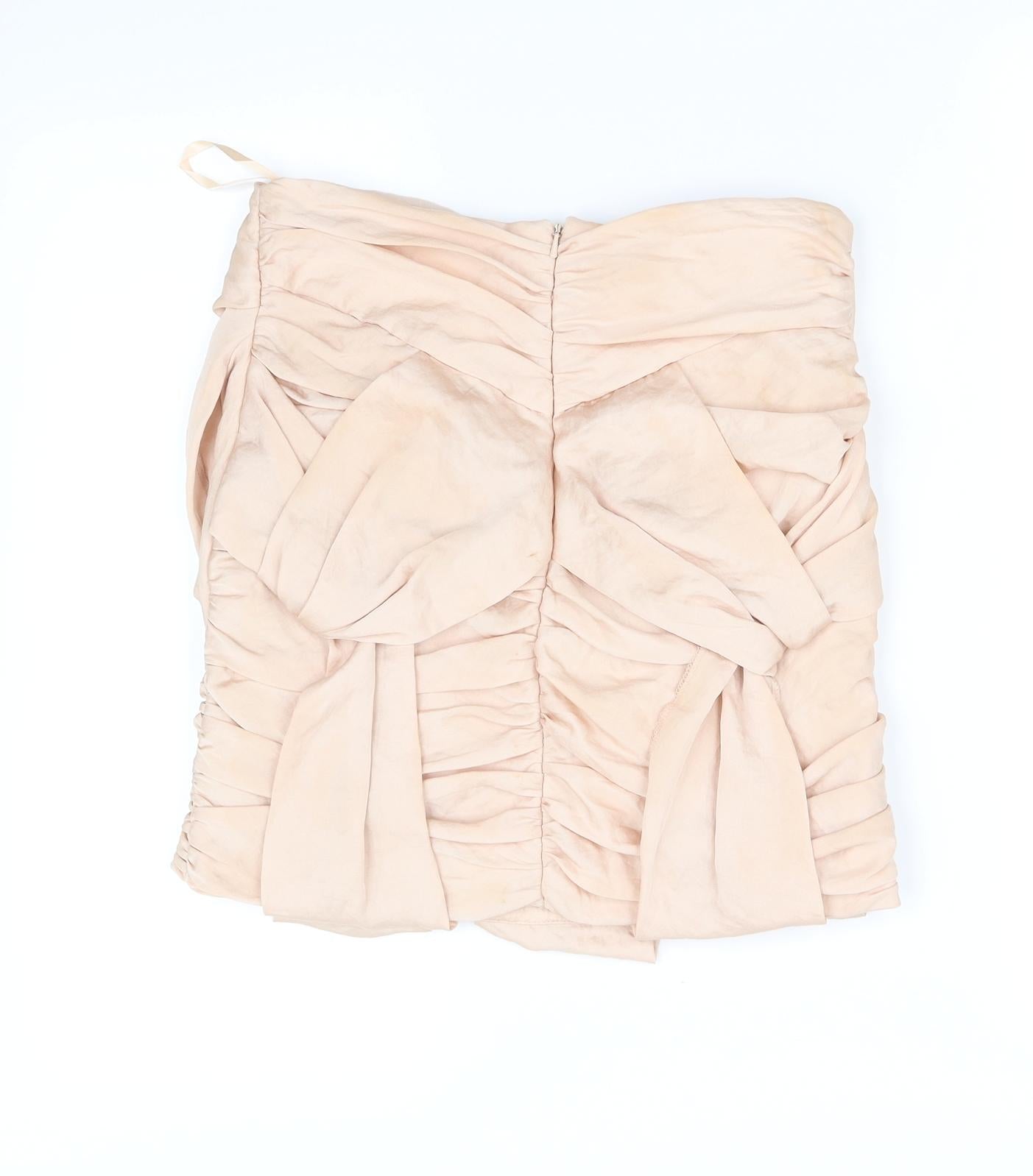 pre worn Womens Beige   Basic Blouse Size 8