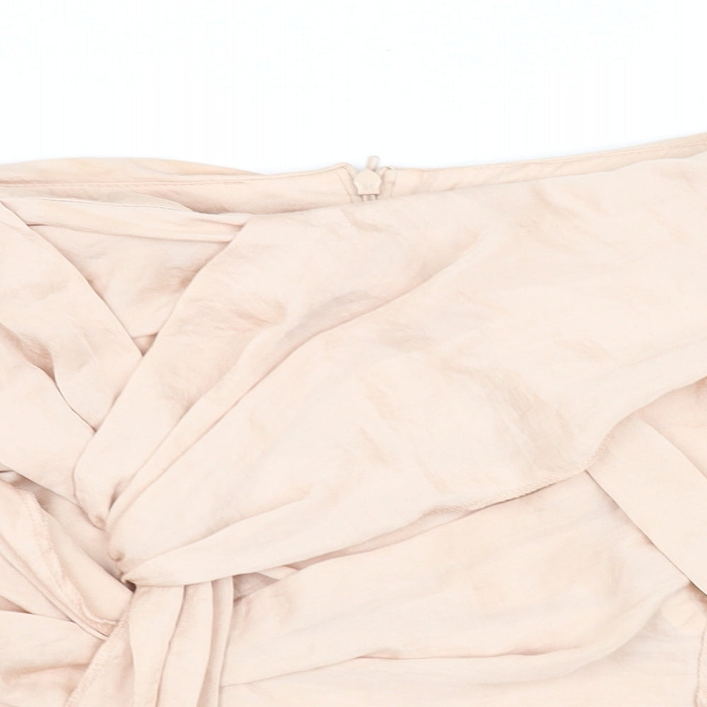 pre worn Womens Beige   Basic Blouse Size 8