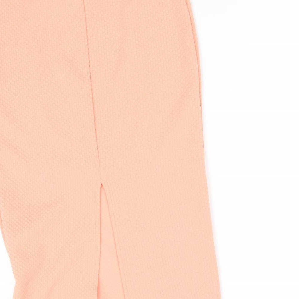 miss slefidge  Womens Orange   Flare Skirt Size 8