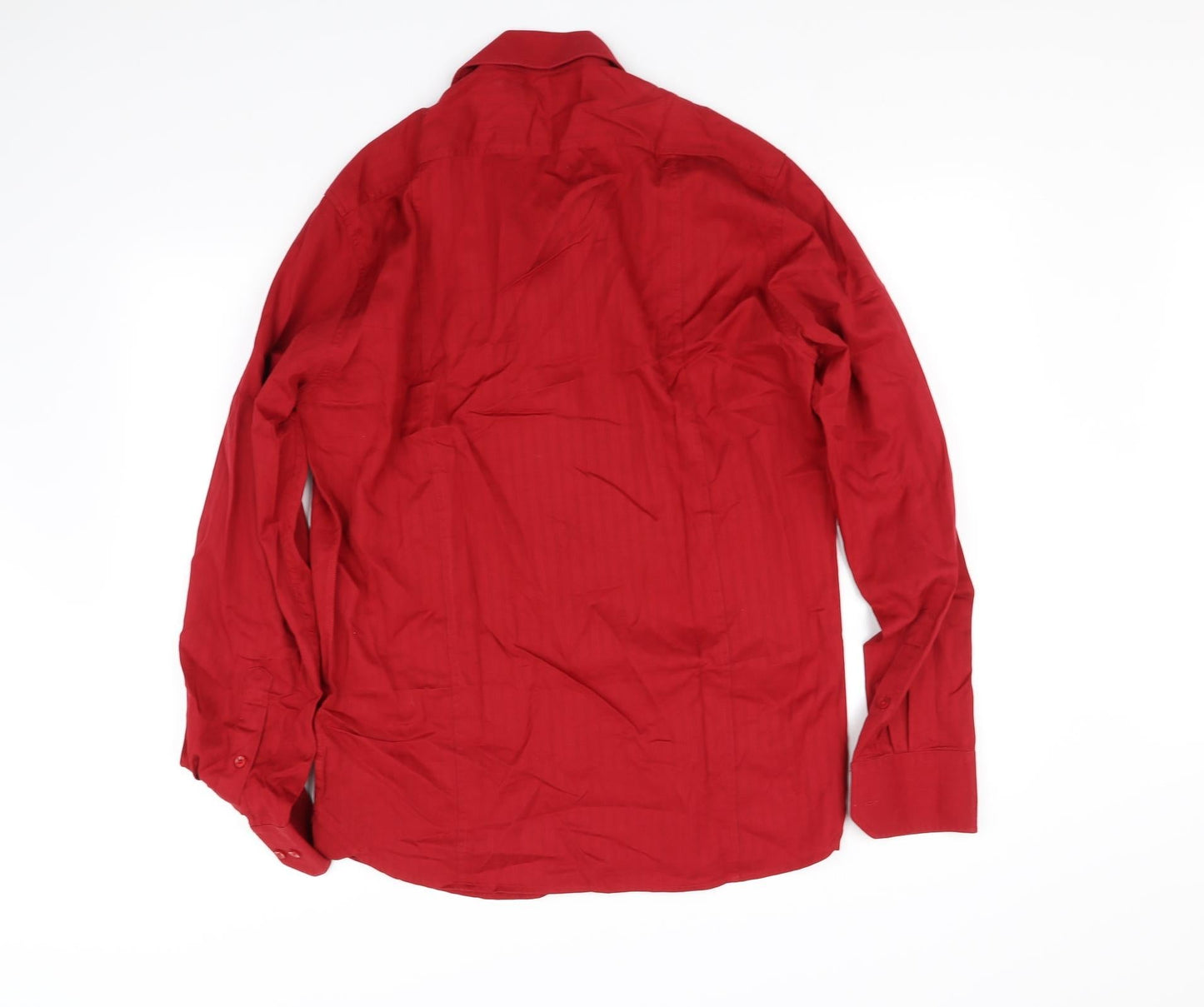 Iceman Mens Red    Button-Up Size L