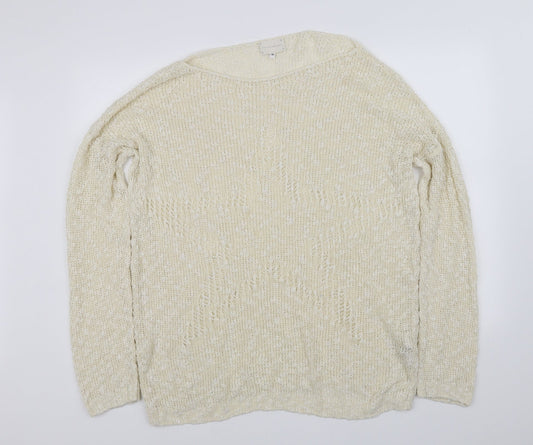 pre worn Womens White   Pullover Jumper Size 14