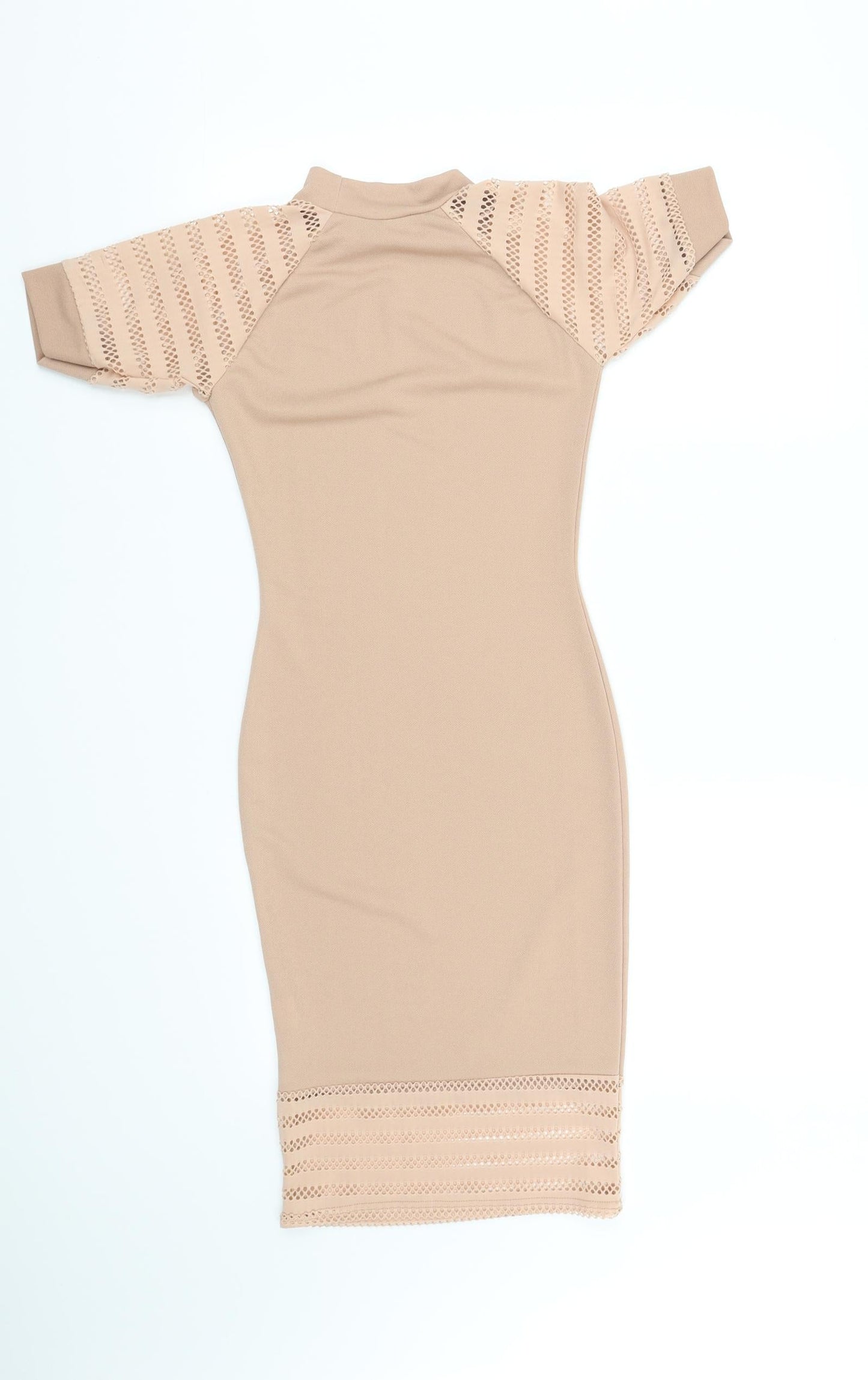 miss guidefd Womens Beige   Fit & Flare  Size S