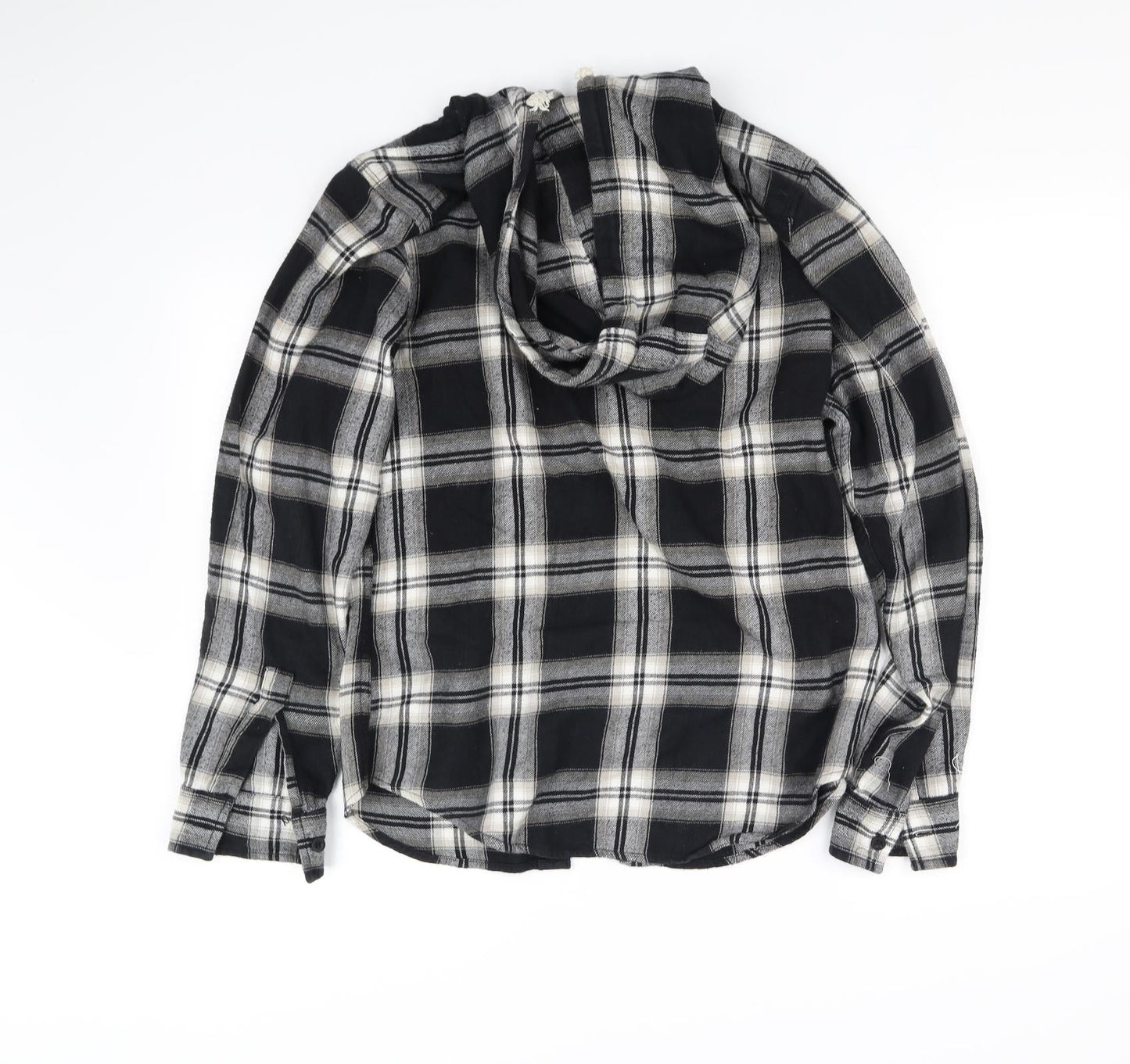 pre worn Womens Grey Check  Basic Blouse Size S