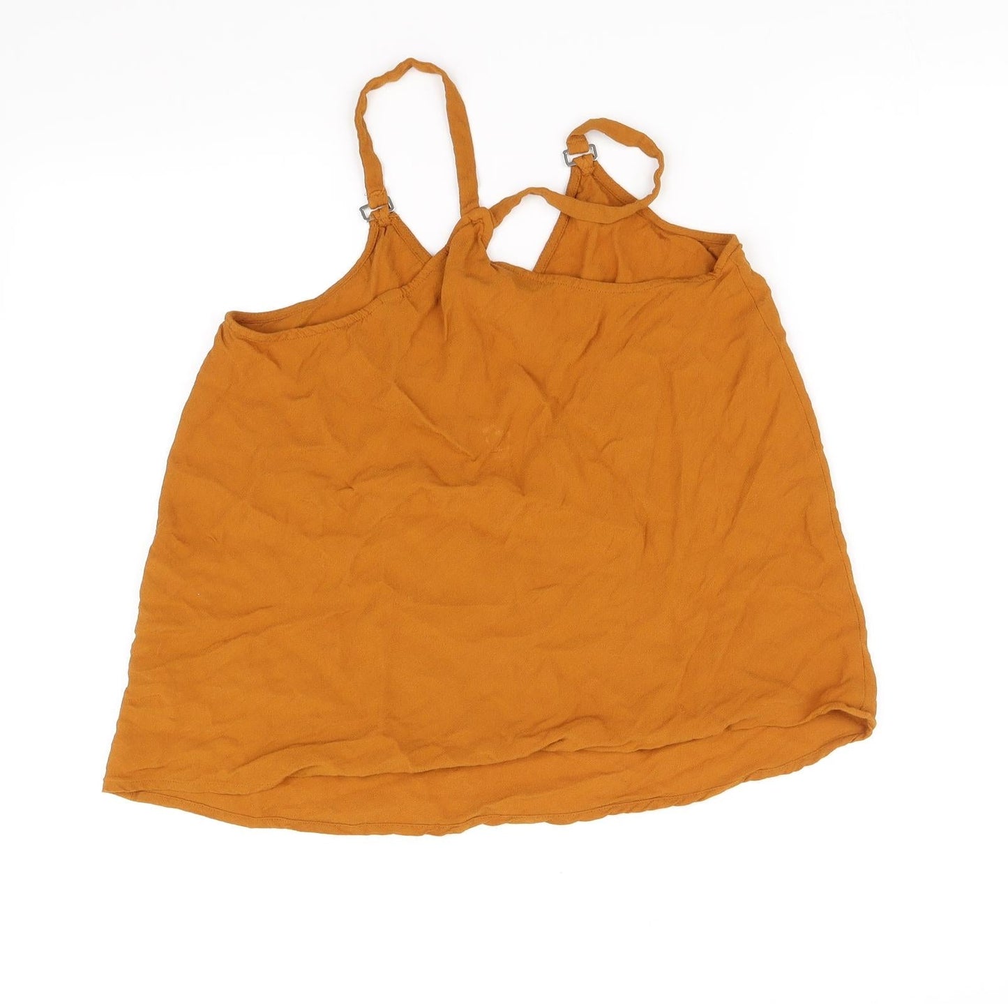 New Look Womens Orange   Basic Blouse Size 8