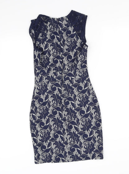 Preloved Warehouse Womens Blue   Fit & Flare  Size 10 - Back