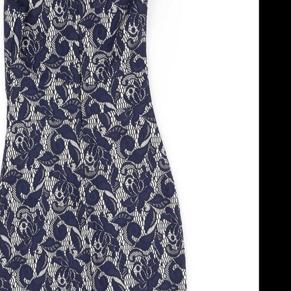 Preloved Warehouse Womens Blue   Fit & Flare  Size 10 - Label