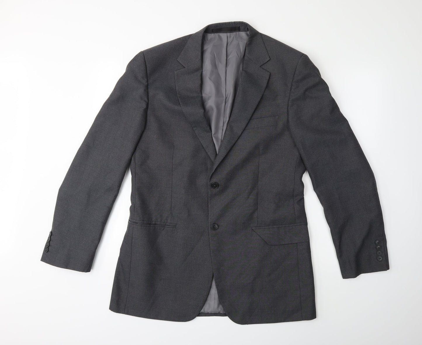 Marks and Spencer Mens Grey   Jacket Suit Jacket Size 40