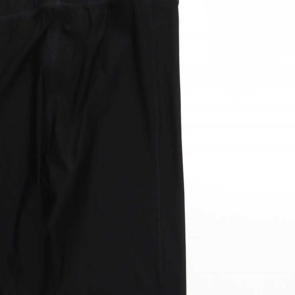 athletic wear Womens Black   Compression Leggings Size S L23 in