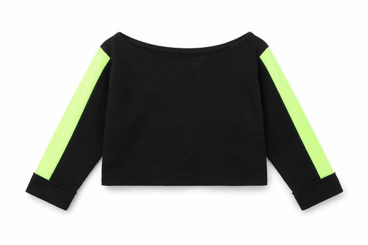 Boohoo Womens Black   Pullover Sweatshirt Size 10